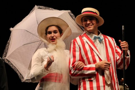  Hayley Steele and Braden Henson perform Jolly Holiday during a dress rehearsal at Norman North