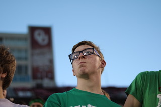 Rayden Matthews, Junior, watches as the T-Wolves take yet another upsetting loss during the 2018 season
