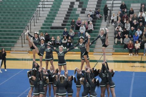 Cheer gets ready for nationals in Dallas with one last performance at North