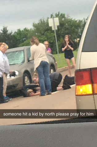 Many students sent out Snapchats calling for others to pray for their classmate