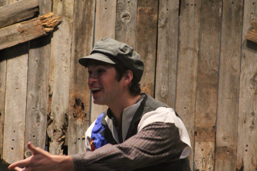 Braden Henson as Perchik in Fiddler on the Roof