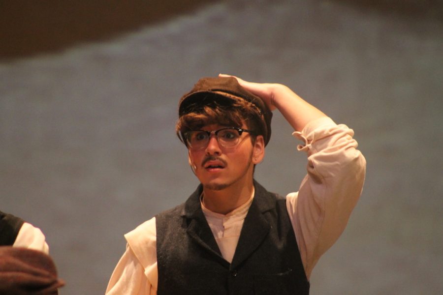 Stephen Rodgers as a townsperson in Fiddler on the Roof