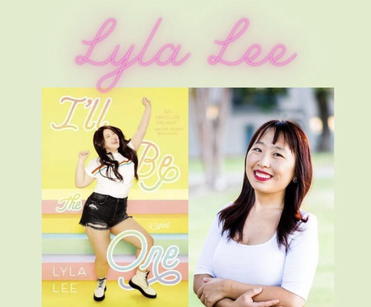 The cover of Ill Be The One, and its author Lyla Lee, side by side. 