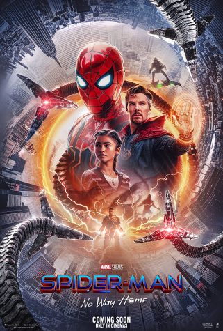 The movie poster for Spider-Man: No Way Home.