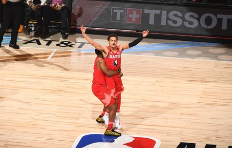 Trae Young during the NBA All-Stars Game in 2020. (Via the NBA)