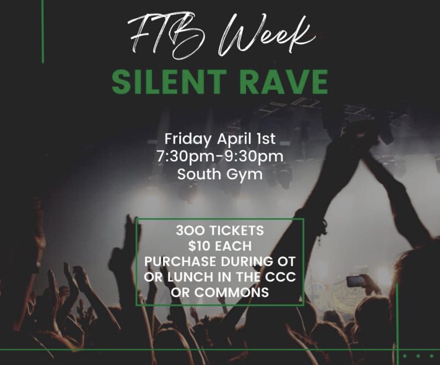 Instagram post about the silent rave by normannorth_den.