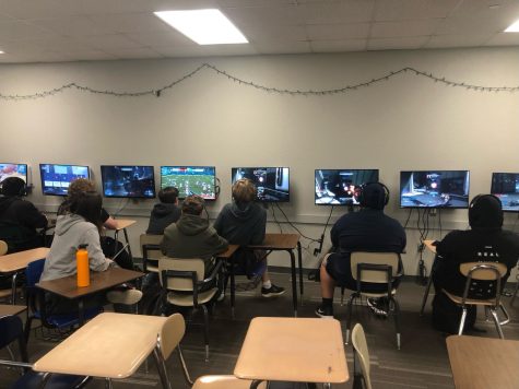 Students participate in their respective Esports.