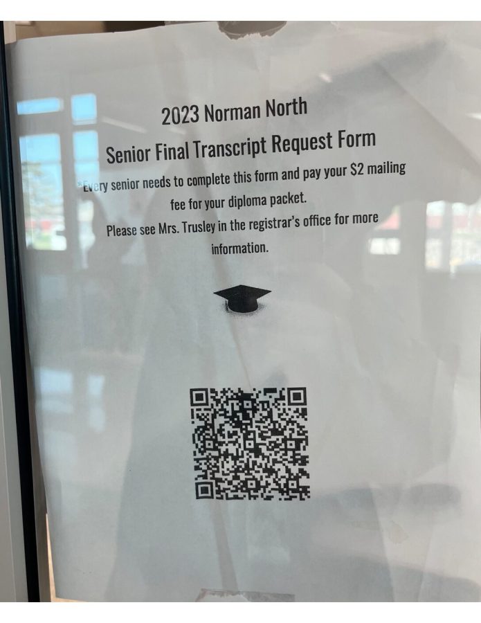 QR code for senior final request form